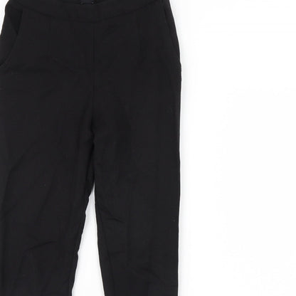 Womens UK Size 8 ASOS Regular Fit Dress Pants Black Trousers
