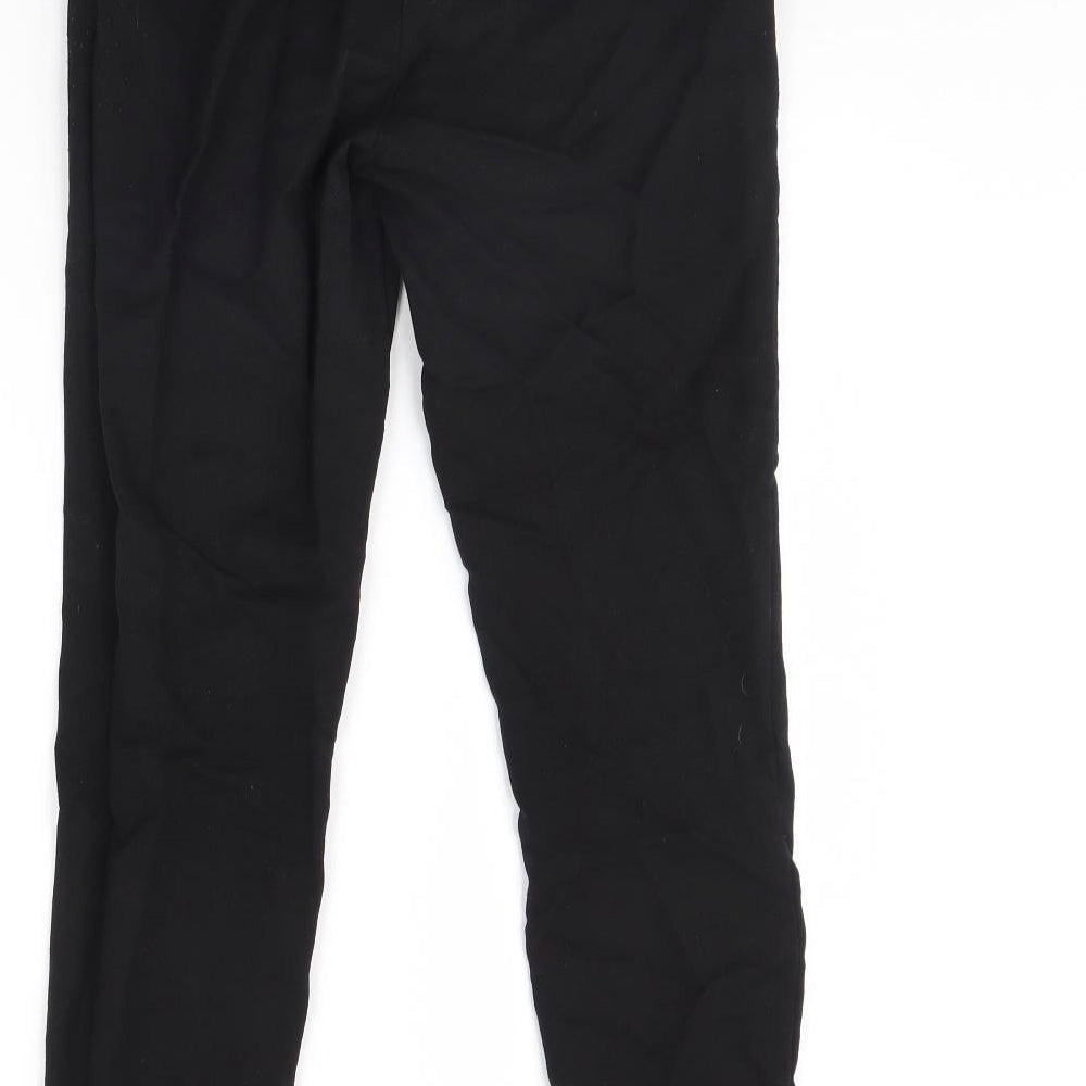 Womens UK Size 8 ASOS Regular Fit Dress Pants Black Trousers