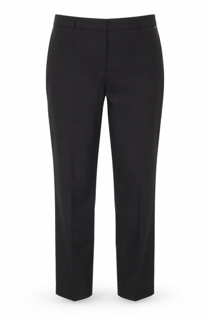 Womens UK Size 34 in Preworn Regular Fit Dress Pants Black Trousers