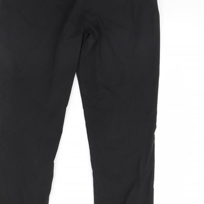 Womens UK Size 34 in Preworn Regular Fit Dress Pants Black Trousers
