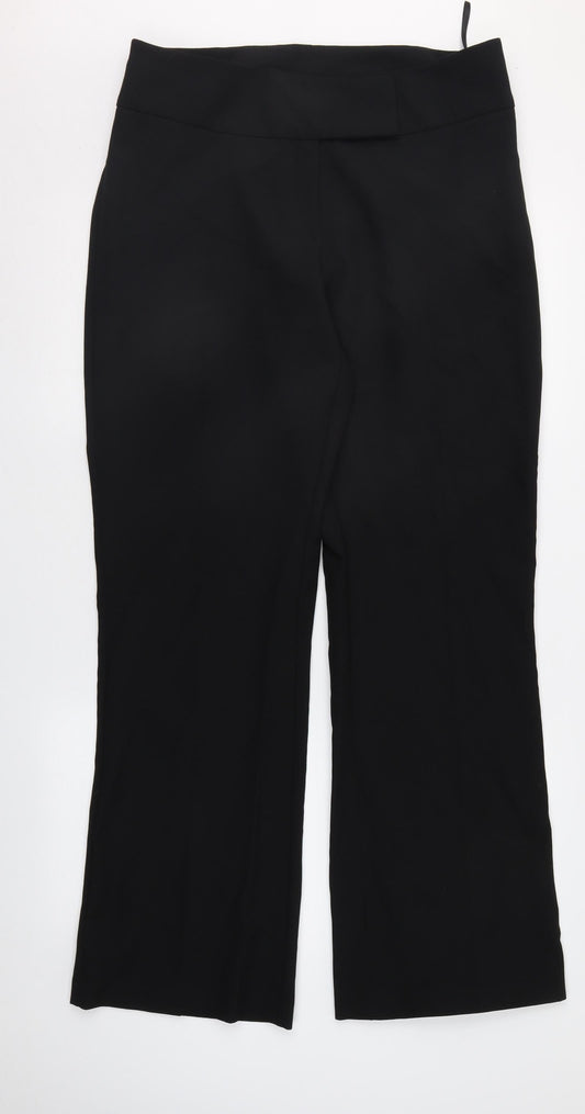F&F Womens Black   Trousers  Size 14 L31 in