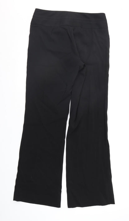 Womens UK Size 8 River Island Regular Fit  Black Trousers