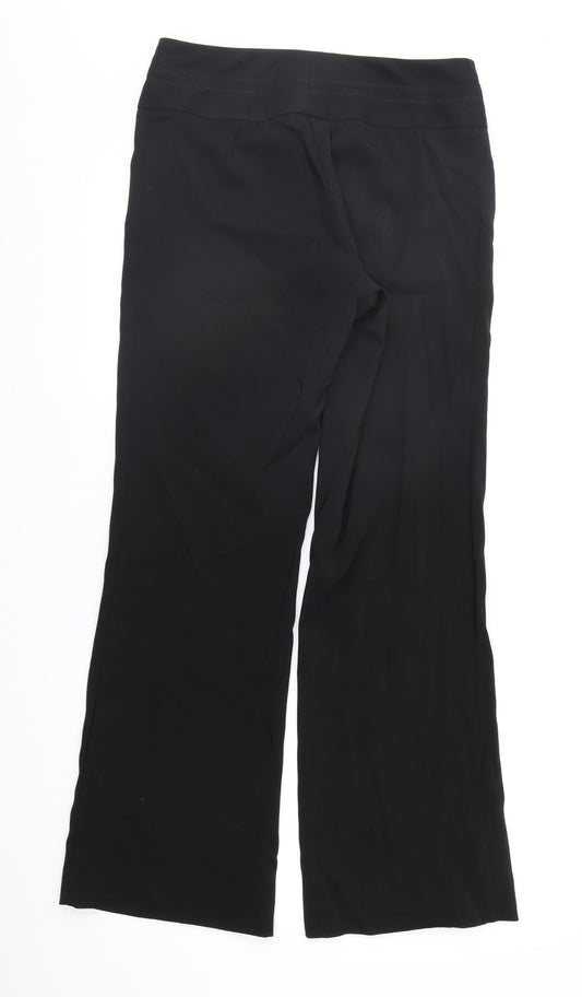 Womens UK Size 8 River Island Regular Fit  Black Trousers