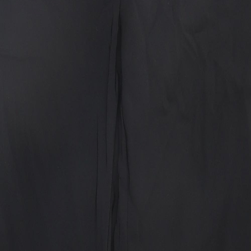 Womens UK Size 8 River Island Regular Fit  Black Trousers