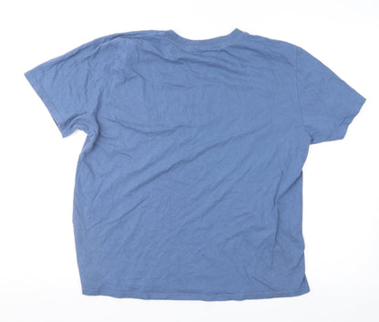 Cooperative Mens Blue    T-Shirt Size S