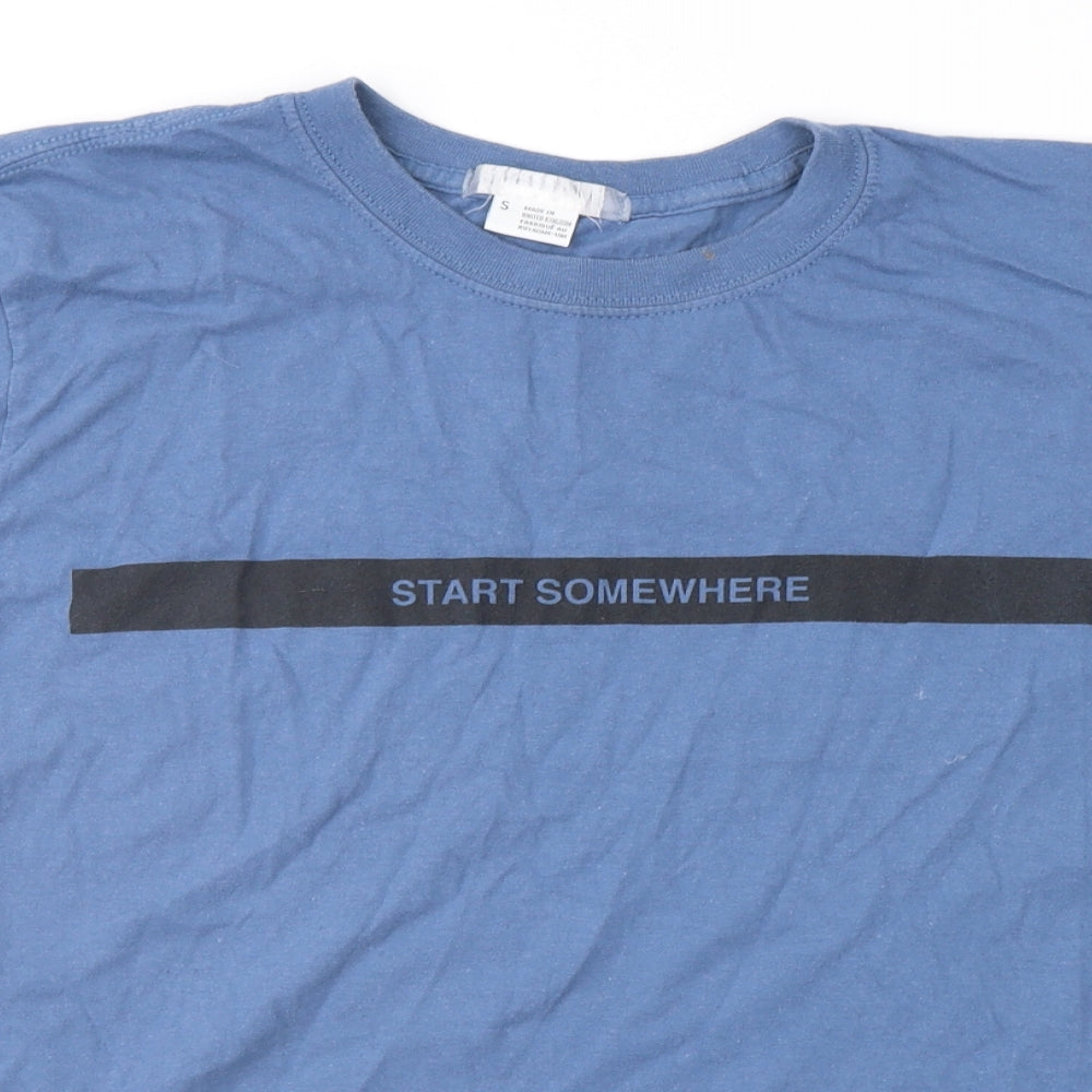 Cooperative Mens Blue    T-Shirt Size S