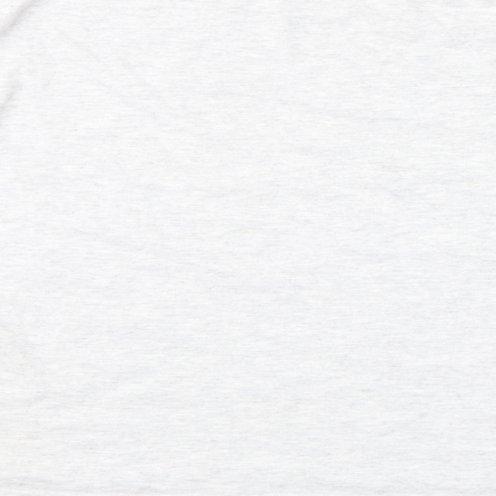 Womens UK Size S Topshop Grey Basic T-Shirt
