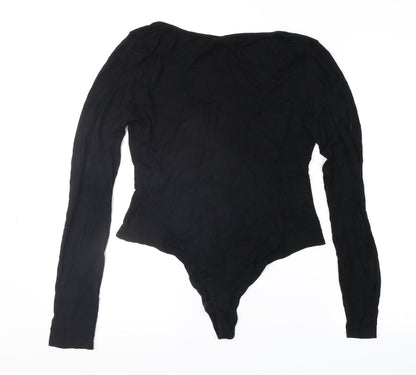 Womens UK Size 12 PRETTYLITTLETHING Black Basic T-Shirt