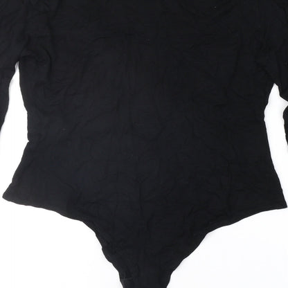Womens UK Size 12 PRETTYLITTLETHING Black Basic T-Shirt