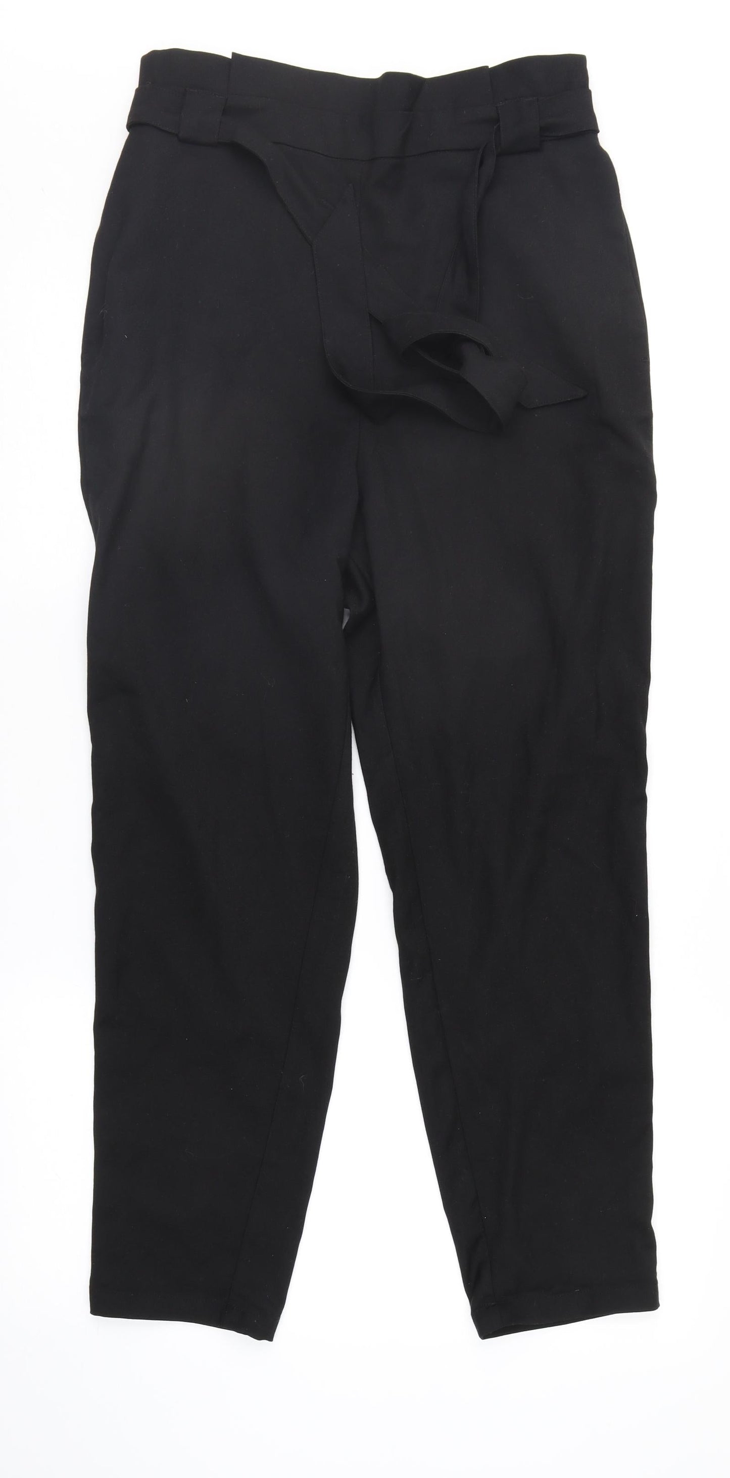 Womens UK Size 12 Divided Regular Fit  Black Trousers