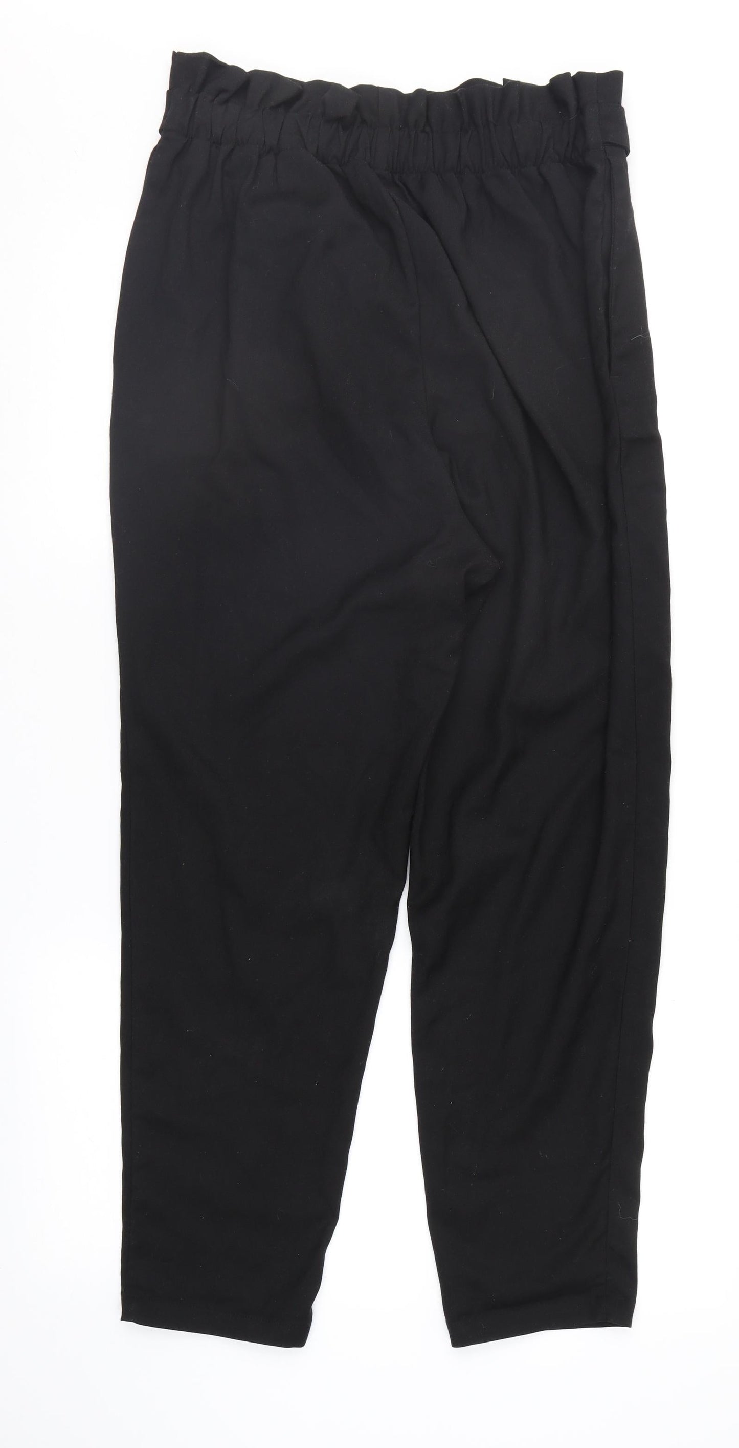 Womens UK Size 12 Divided Regular Fit  Black Trousers