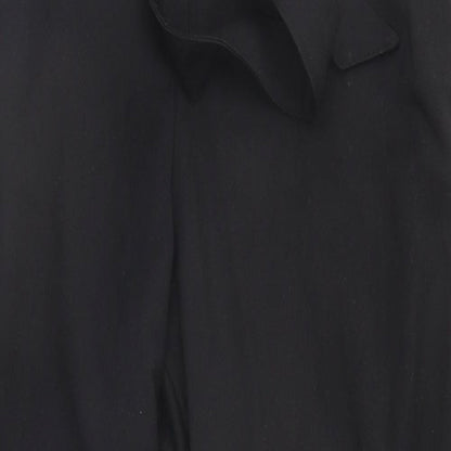 Womens UK Size 12 Divided Regular Fit  Black Trousers