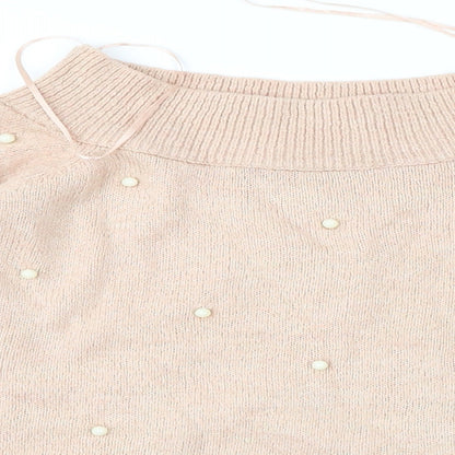 Womens UK Size 8 NEXT Pink Pullover Jumper