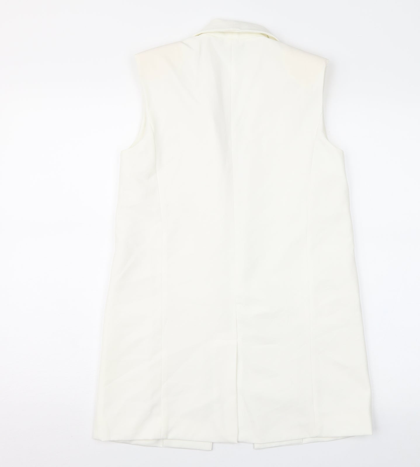 Missguided Womens White   Jacket Waistcoat Size 6