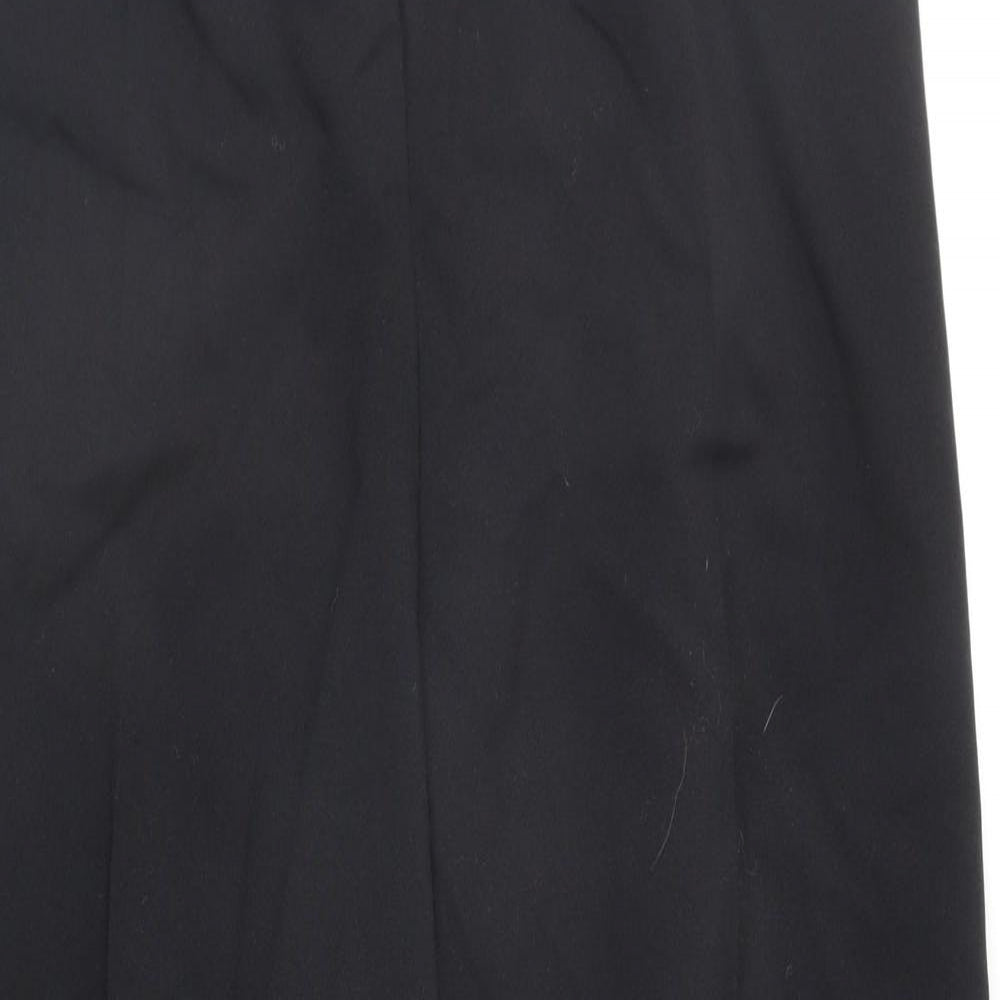 Cotton Works Womens Black   Trousers  Size 18 L27 in