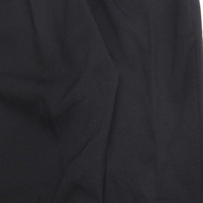 Cotton Works Womens Black   Trousers  Size 18 L27 in