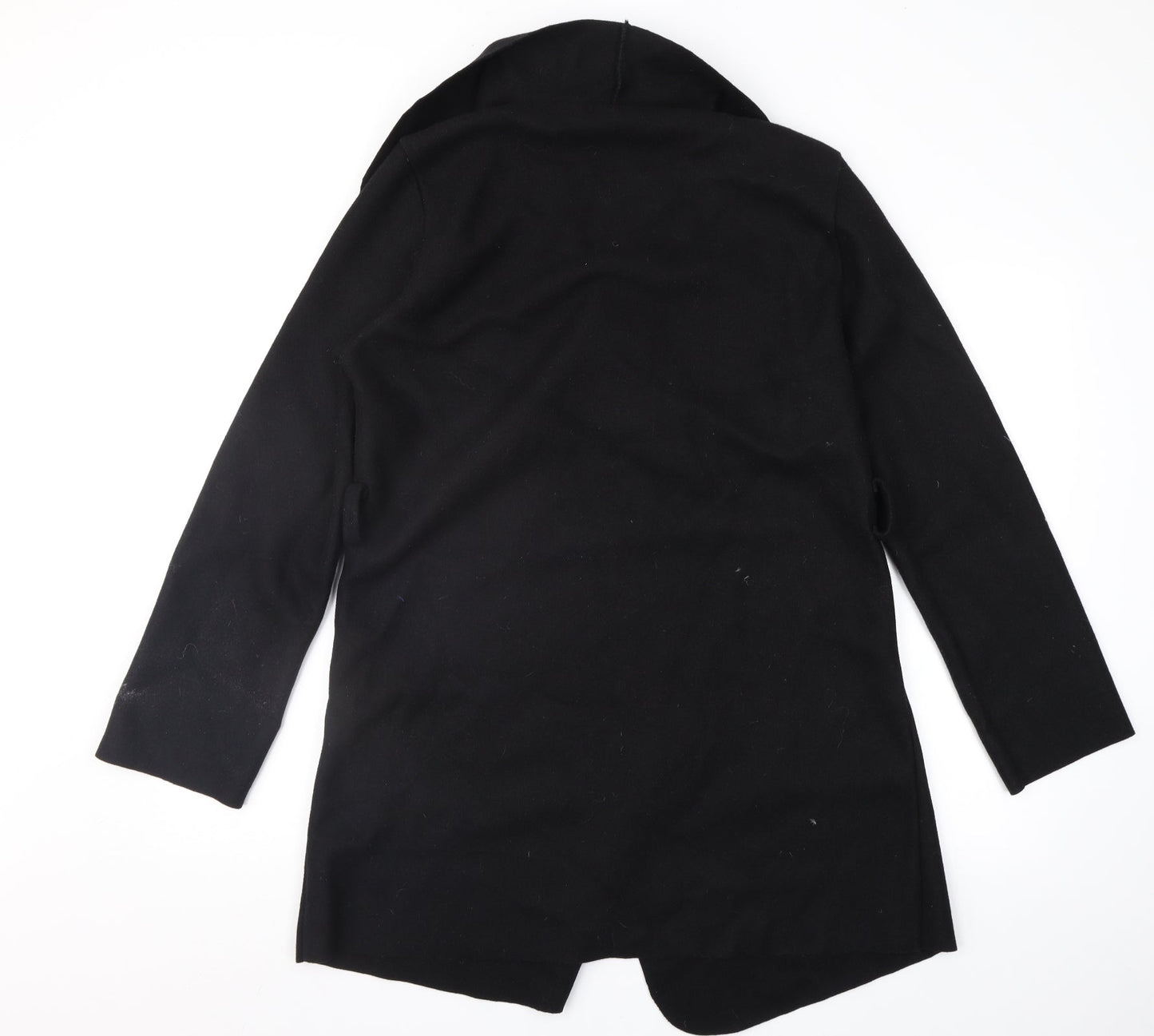Womens UK Size S Quiz Black Overcoat