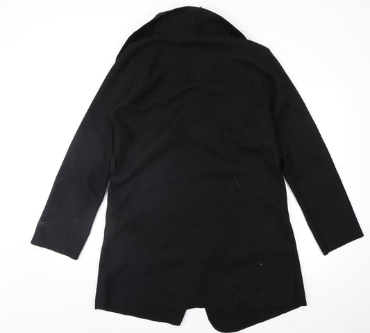 Quiz Womens Black   Overcoat Coat Size S