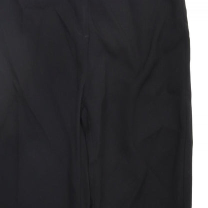 AMARANTO Womens Black   Trousers  Size 28 in L30 in