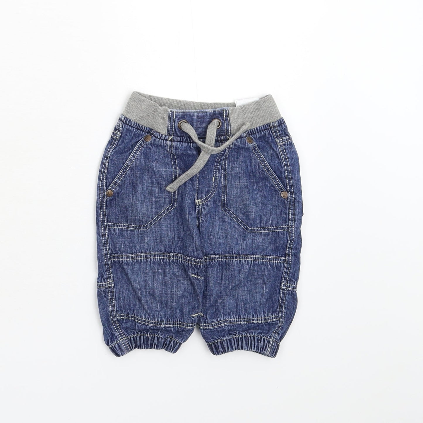 LOGG Baby Blue  Denim Sweatpants Jeans Size 3-6 Months