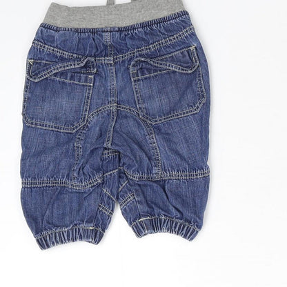 LOGG Baby Blue  Denim Sweatpants Jeans Size 3-6 Months