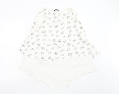 Womens UK Size 16 Saloos Ivory Basic Blouse