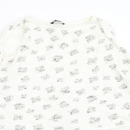 Womens UK Size 16 Saloos Ivory Basic Blouse