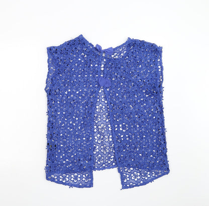 Womens UK Size 16 NEXT Blue Cardigan Jumper