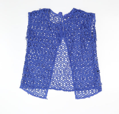 Womens UK Size 16 NEXT Blue Cardigan Jumper