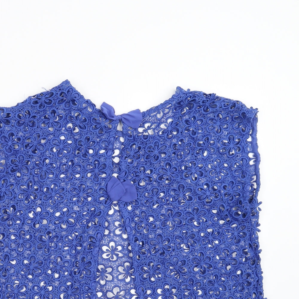 Womens UK Size 16 NEXT Blue Cardigan Jumper