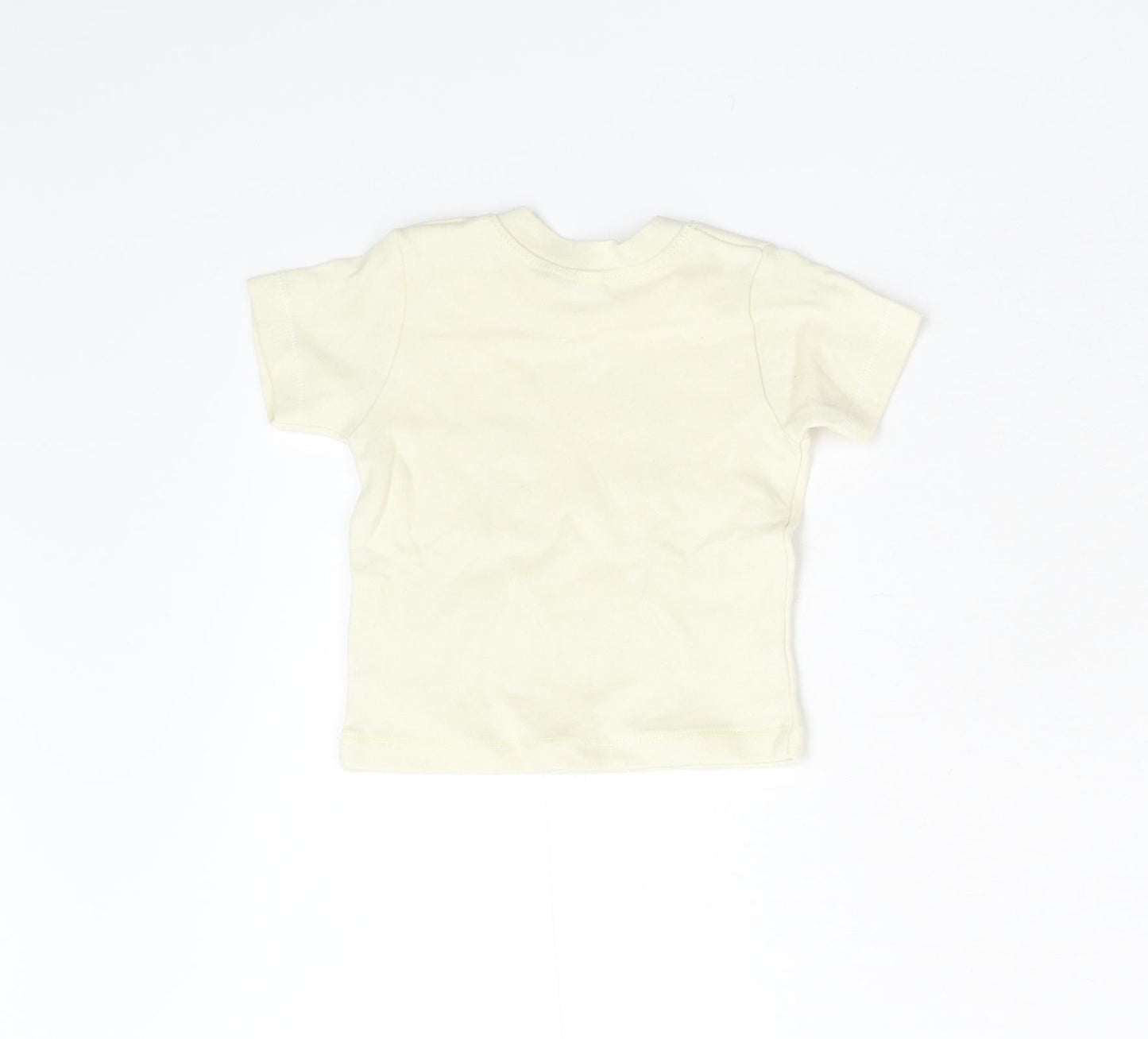 Babt Bugz Baby Beige   Basic T-Shirt Size 3-6 Months  - Sheep