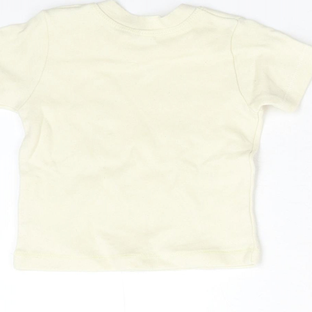 Babt Bugz Baby Beige   Basic T-Shirt Size 3-6 Months  - Sheep