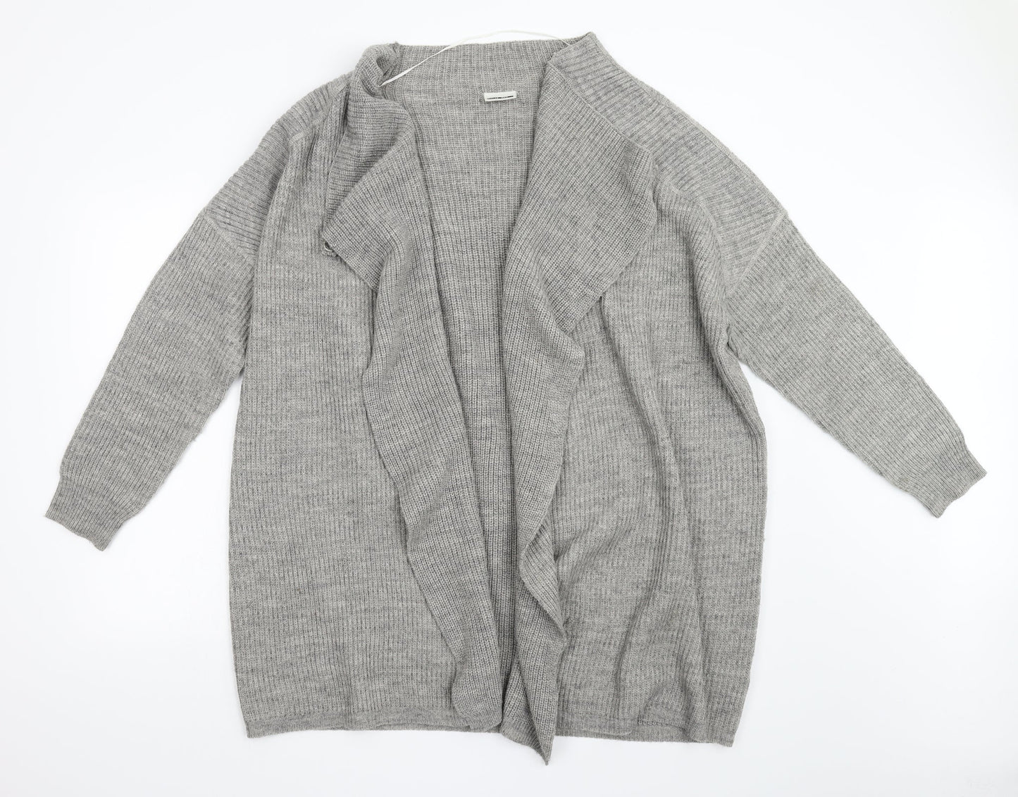 Womens UK Size L Noisy may Grey Cardigan Jumper
