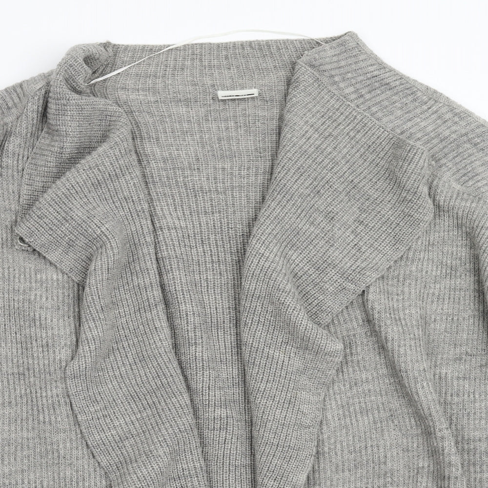 Womens UK Size L Noisy may Grey Cardigan Jumper