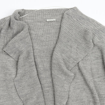 Womens UK Size L Noisy may Grey Cardigan Jumper