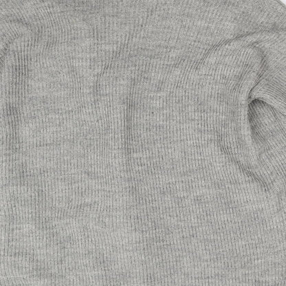 Womens UK Size L Noisy may Grey Cardigan Jumper
