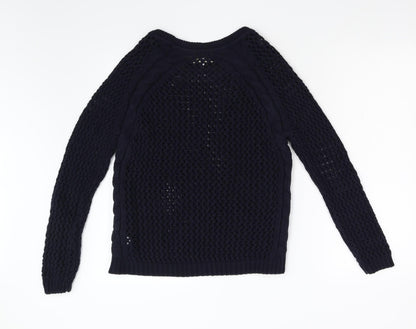 Womens UK Size 8 New Look Blue Pullover Jumper