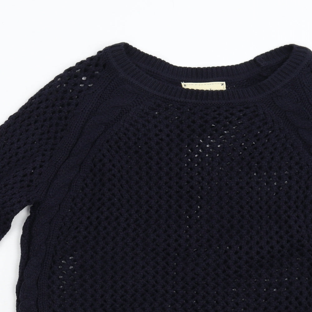 Womens UK Size 8 New Look Blue Pullover Jumper