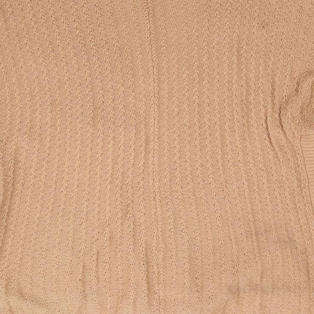 Womens UK Size 8 Warehouse Brown Cardigan Jumper