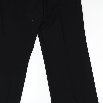 M&S Mens Black   Trousers  Size 16 L30 in