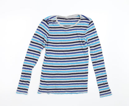 Gap Womens Blue Striped Knit Pullover Jumper Size S