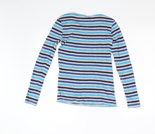 Gap Womens Blue Striped Knit Pullover Jumper Size S