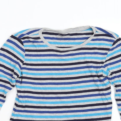 Gap Womens Blue Striped Knit Pullover Jumper Size S