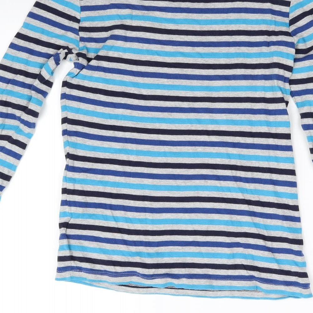 Gap Womens Blue Striped Knit Pullover Jumper Size S