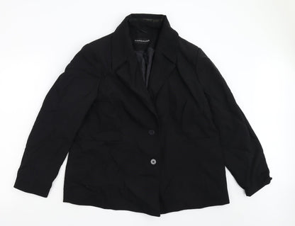 Womens UK Size 20 Wardrobe Regular Black Blazer
