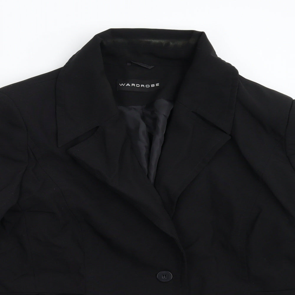 Womens UK Size 20 Wardrobe Regular Black Blazer