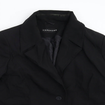 Womens UK Size 20 Wardrobe Regular Black Blazer