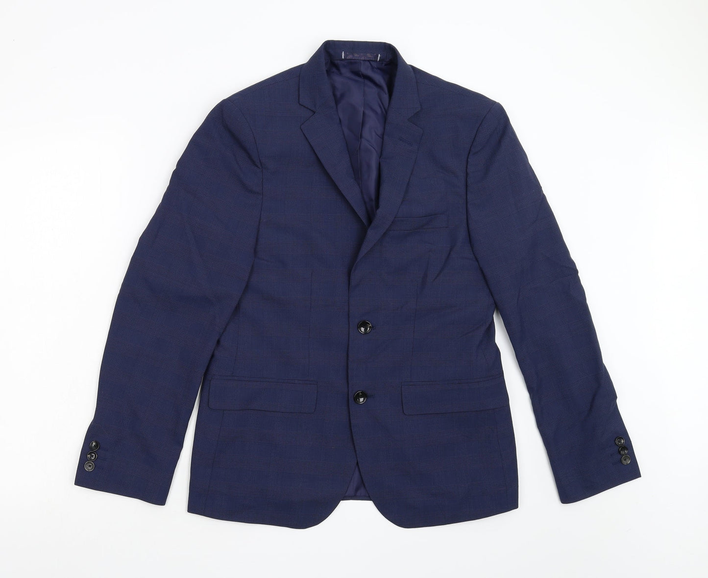 M&S Womens Blue   Jacket Blazer Size 36