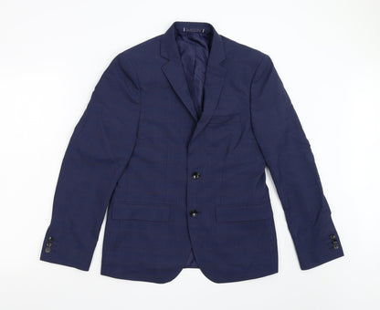 M&S Womens Blue   Jacket Blazer Size 36