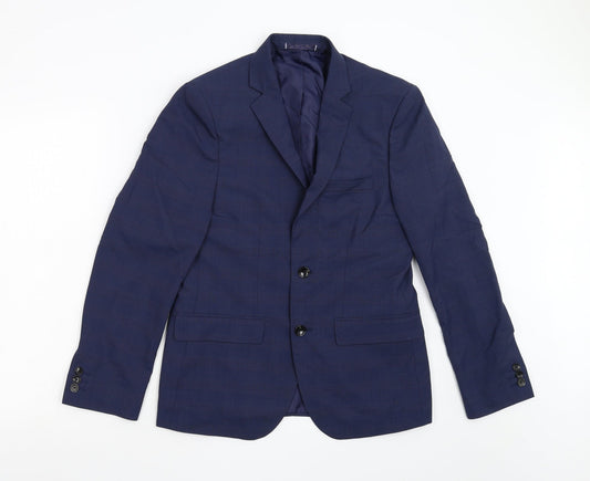 M&S Womens Blue   Jacket Blazer Size 36